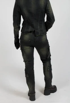 Masnada Trousers^Slim Jeans in Denim Moss