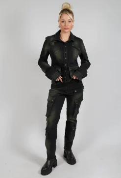 Masnada Trousers^Slim Jeans in Denim Moss