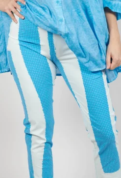 Rundholz Black Label Trousers^Slim Leg Pull On Trousers in Malibu Print