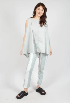 Rundholz Black Label Trousers^Slim Leg Pull On Trousers in Grey Print