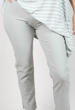 Rundholz Black Label Trousers^Slim Leg Pull On Trousers in Grey