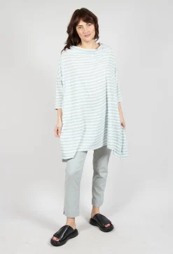 Rundholz Black Label Trousers^Slim Leg Pull On Trousers in Grey