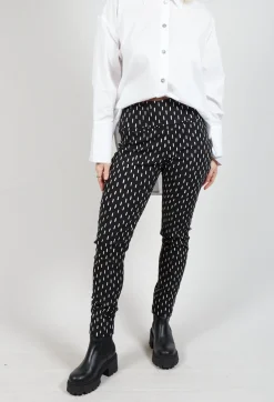 Bitte Kai Rand Trousers^Slim Leg Trousers in Black Print