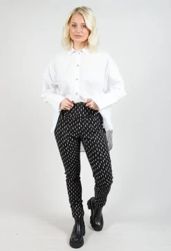 Bitte Kai Rand Trousers^Slim Leg Trousers in Black Print