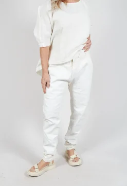 Rundholz Mainline Trousers^Slim Leg Trousers in Starwhite Paint
