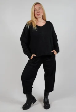 Bread and Butter Jumpers^Slouchy Knit Jumper in Black