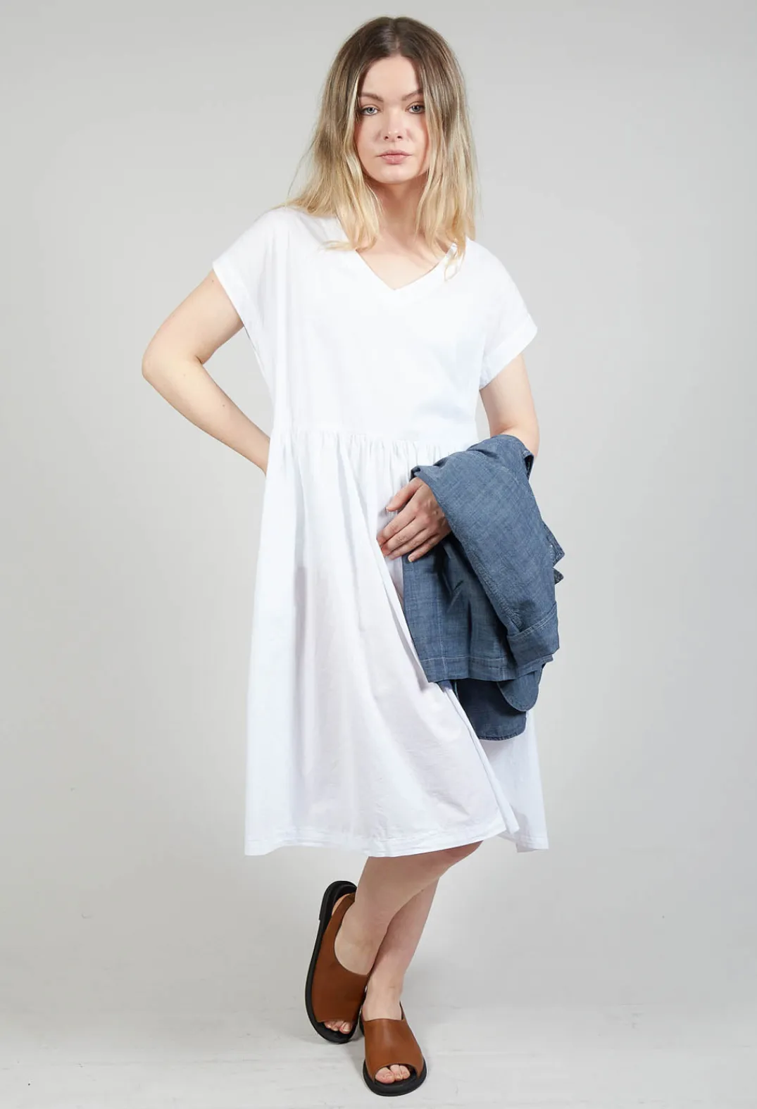 Amici Dresses^Smock Dress in Bianco