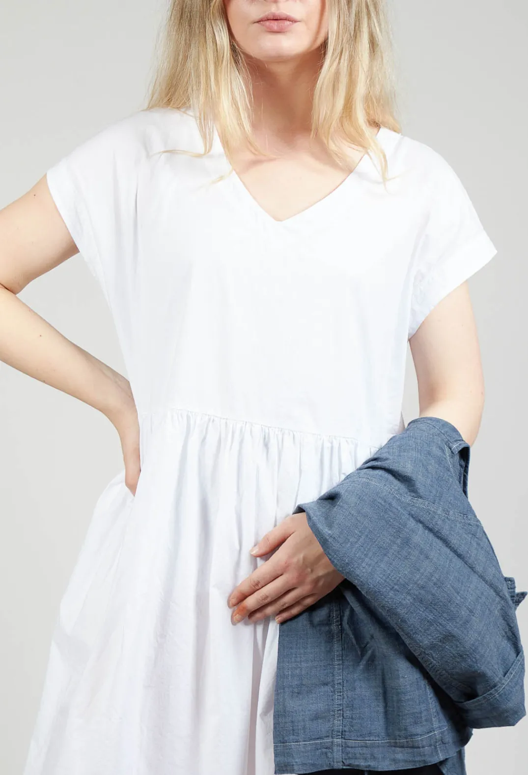 Amici Dresses^Smock Dress in Bianco