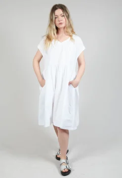 Amici Dresses^Smock Dress in Bianco