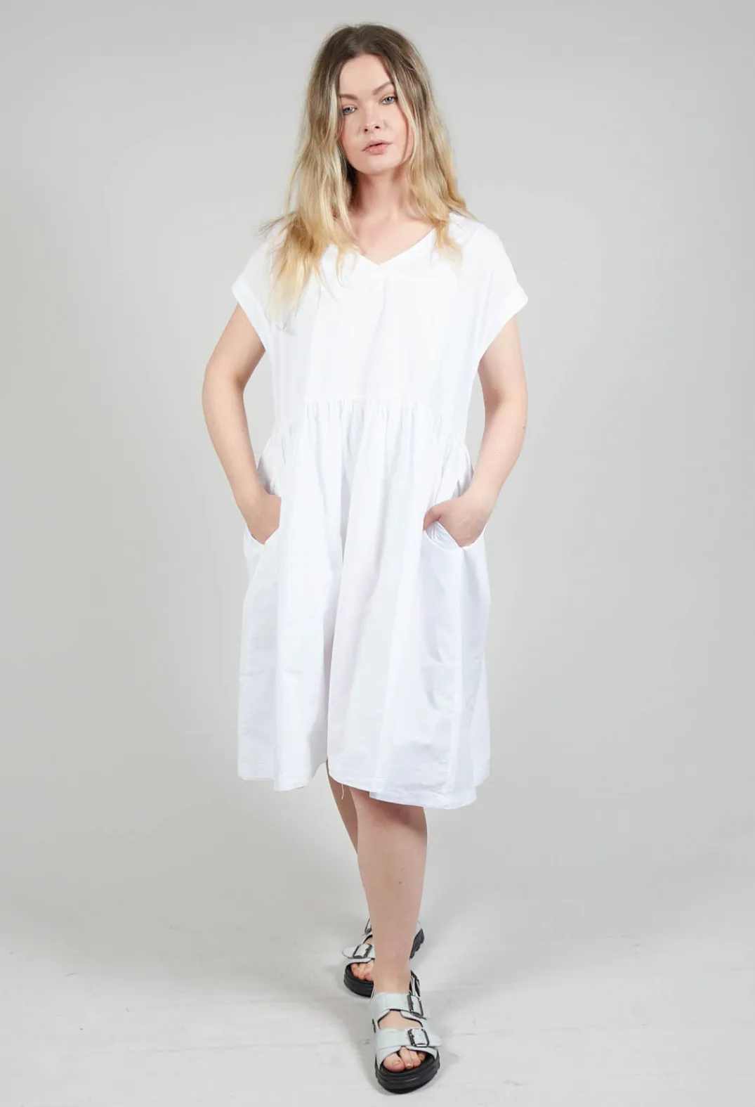 Amici Dresses^Smock Dress in Bianco