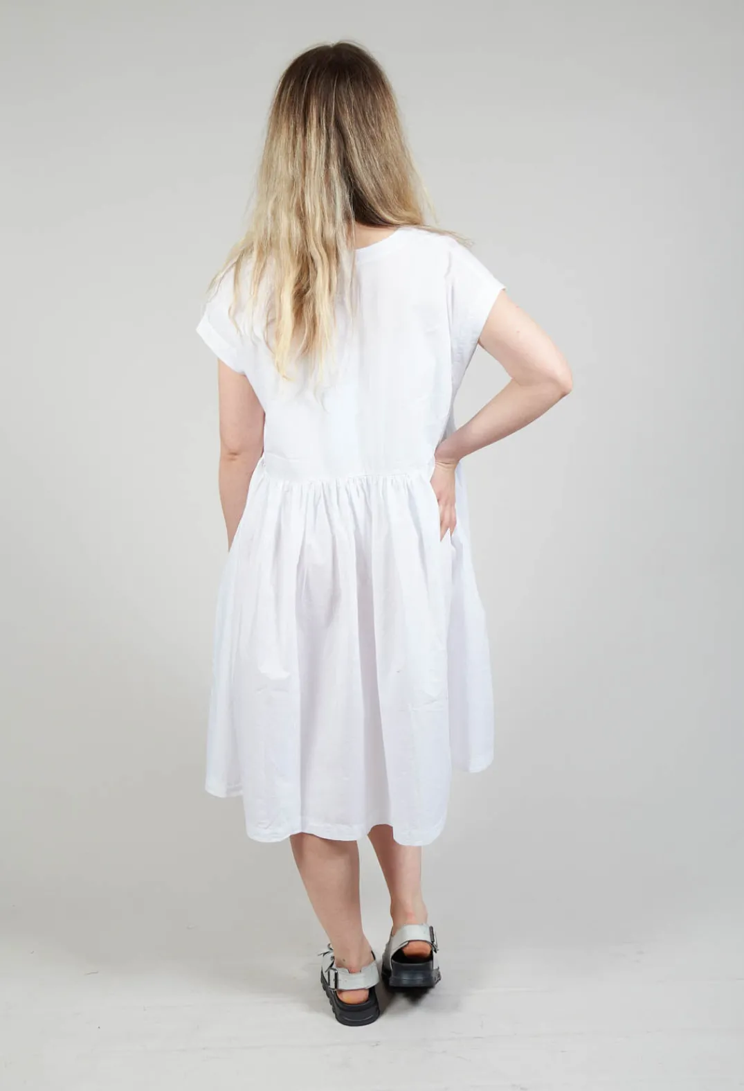 Amici Dresses^Smock Dress in Bianco