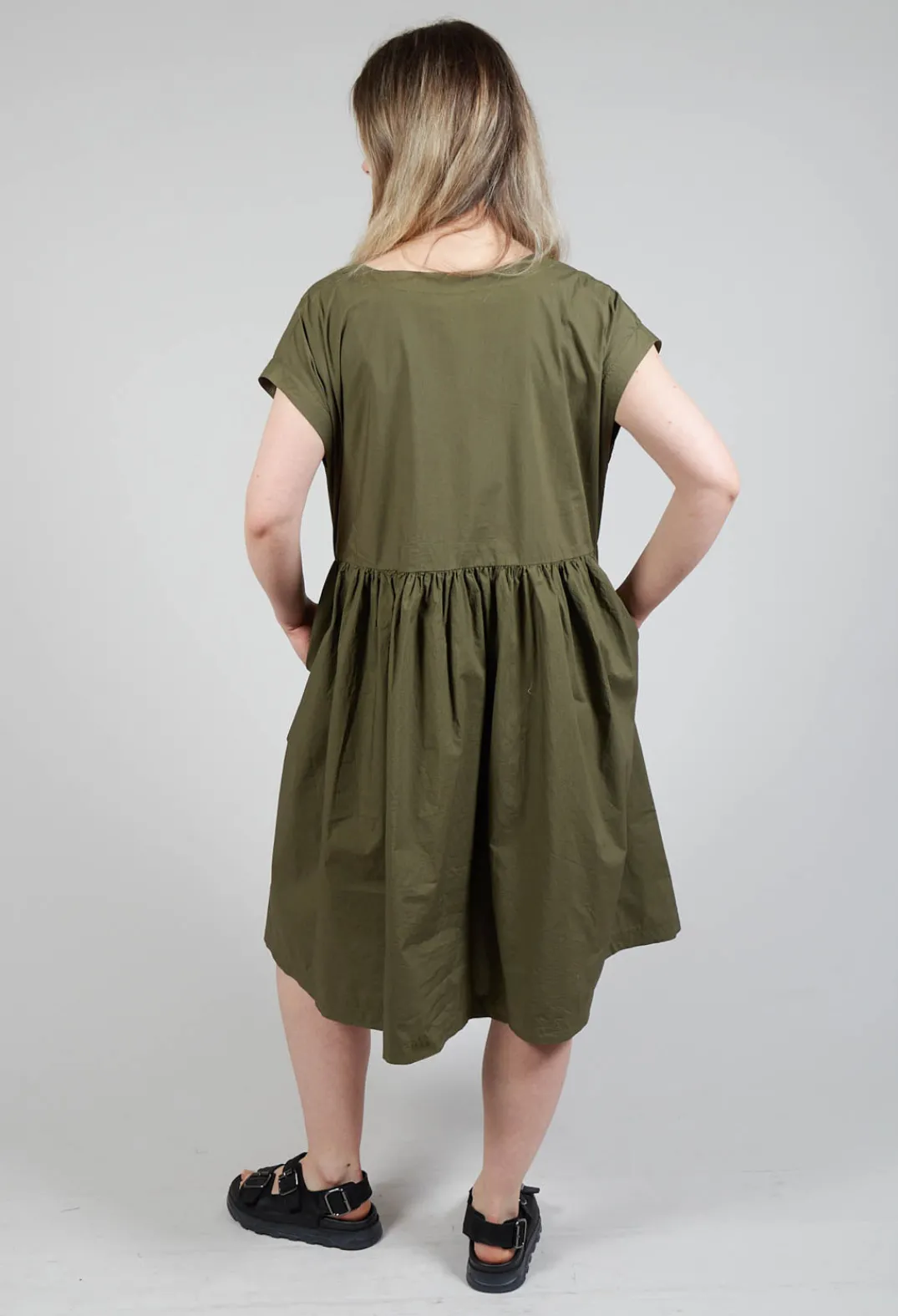 Amici Dresses^Smock Dress in Oliva