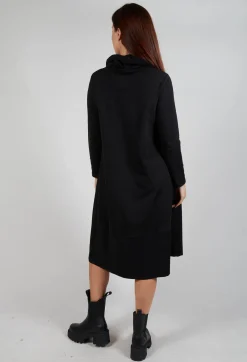 Bread and Butter Dresses^Snood Neck Dress in Black