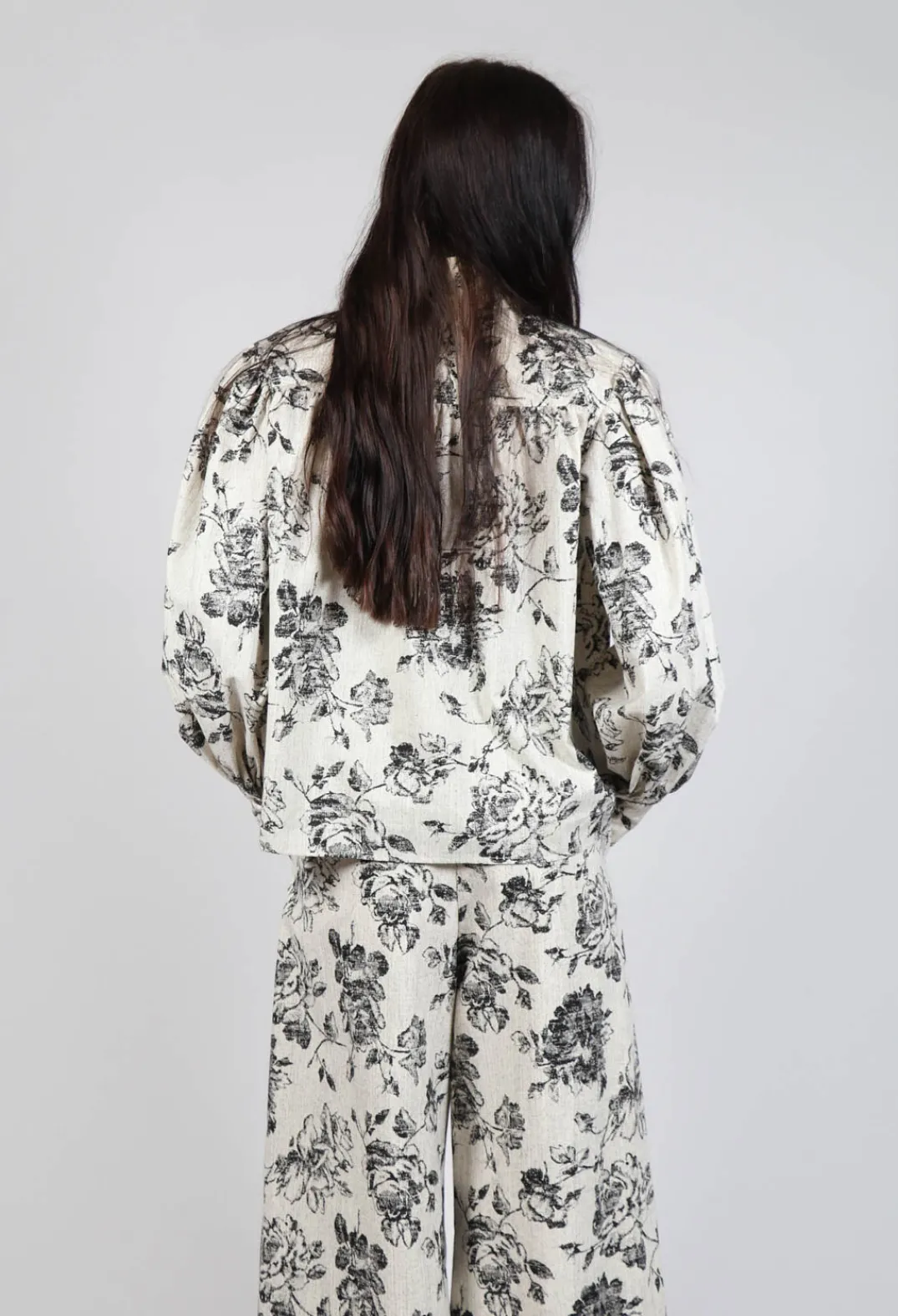 Another Archive Shirts & Blouses^Soft Black Flower Shirt