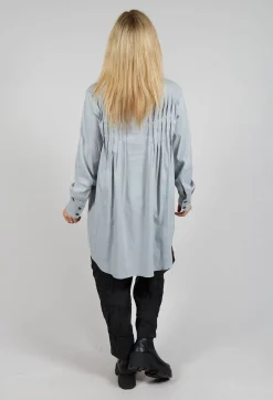 Hindahl u0026 Skudelny Shirts & Blouses^Sonoro Blouse with Quilted Tucks in Stone