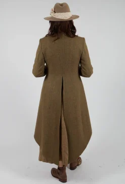 T.ba Coats^Soul Embroidery Coat in Tweed