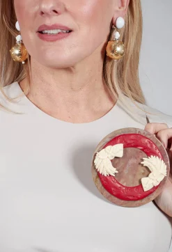 Angela Caputi Brooches^Spiga Brooch in Barley Brown