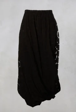 Out of Xile Skirts^Spot Sheer Bubble Skirt in Black