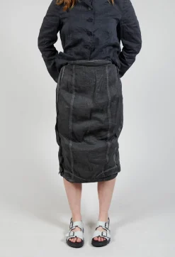 Rundholz Mainline Skirts^Stitch Pencil Skirt in Coal Cloud