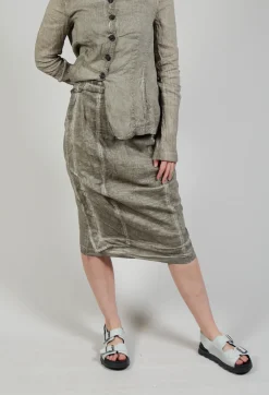 Rundholz Mainline Skirts^Stitch Pencil Skirt in Hay Cloud