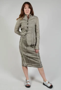 Rundholz Mainline Skirts^Stitch Pencil Skirt in Hay Cloud