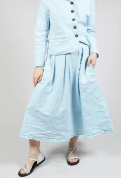 Aequamente Skirts^Stitch Skirt in Cielo