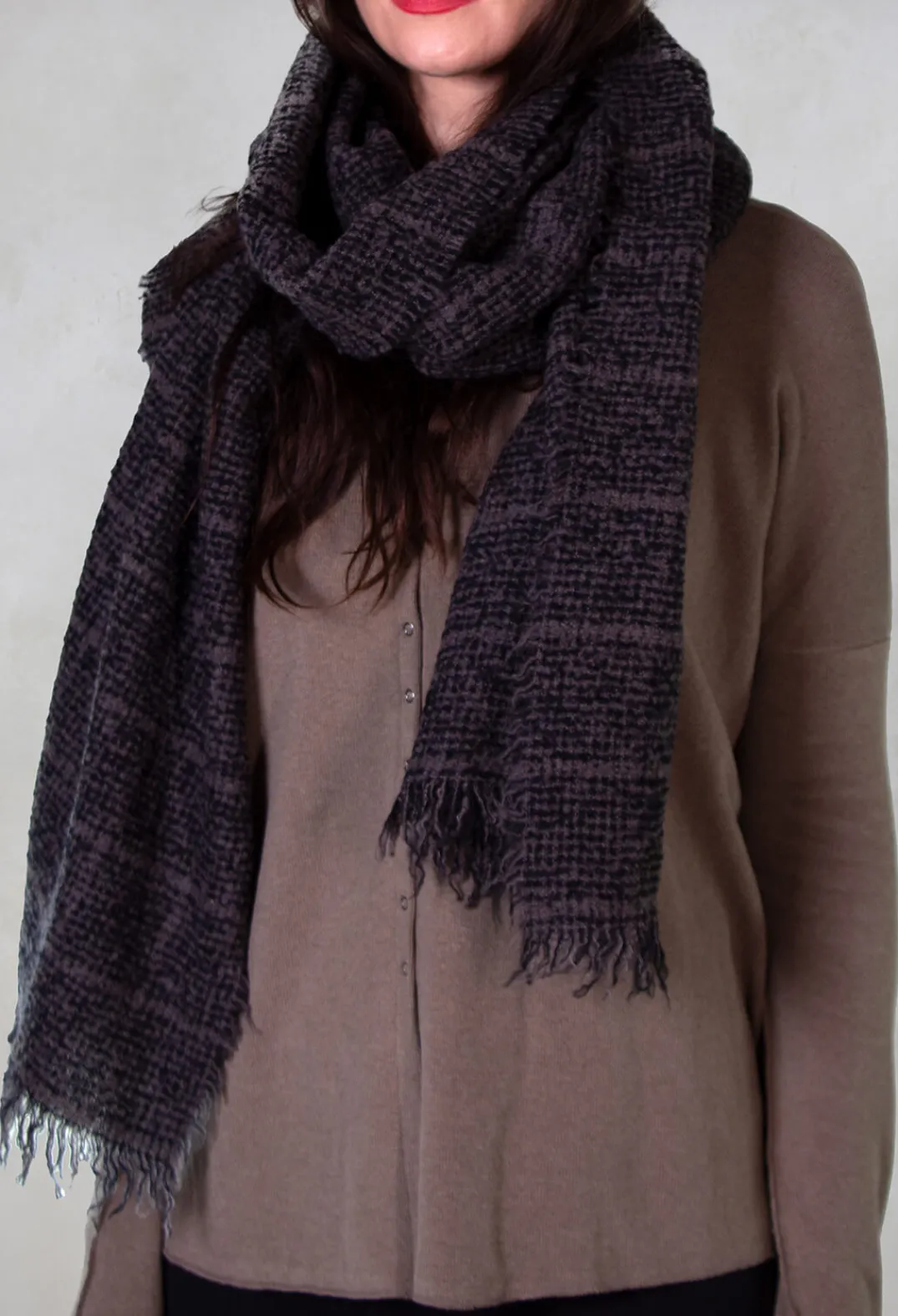 Olivia May Scarves^Stola Scarf in Brown