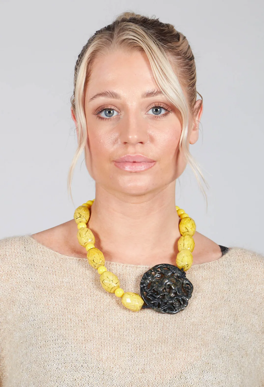 Beatrice Markatos Necklaces^Stone Necklace in Yellow
