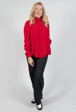 Beatrice B Shirts & Blouses^Storre Blouse in Red