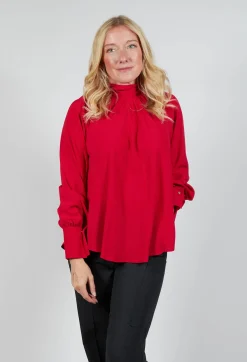Beatrice B Shirts & Blouses^Storre Blouse in Red