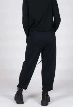 Bread and Butter Trousers^Straight Leg Cotton Trousers in Black