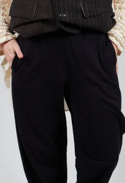 Bread and Butter Trousers^Straight Leg Cotton Trousers in Black