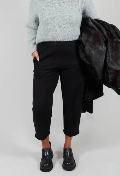 Bread and Butter Trousers^Straight Leg Cotton Trousers in Black