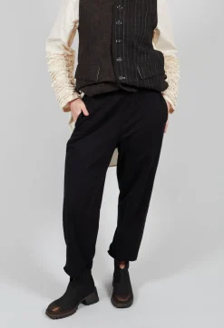 Bread and Butter Trousers^Straight Leg Cotton Trousers in Black