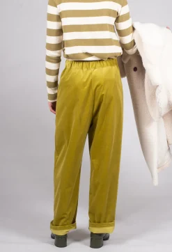 Operificio Neirami Trousers^Straight Leg Ribbed Trouser in Cedro