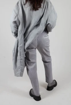 Umit Unal Trousers^Straight Leg Trousers in Grey
