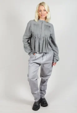Umit Unal Trousers^Straight Leg Trousers in Grey
