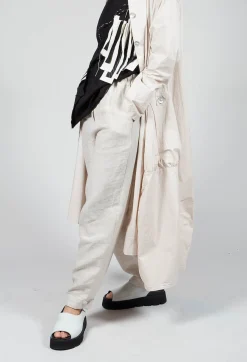 Tadashi Trousers^Straight Leg Trousers in Beige