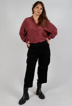 Amici Trousers^Straight Leg Trousers in Black