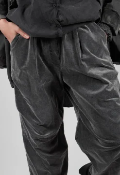 Amici Trousers^Straight Leg Trousers in Pewter
