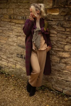 Mei Meij Trousers^Straight Leg Trousers in Camel