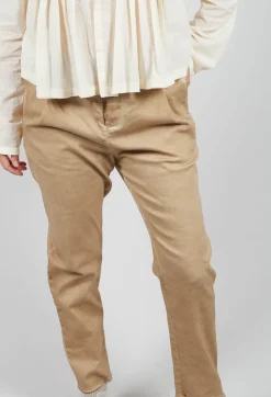 Umit Unal Trousers^Straight Leg Trousers in Beige