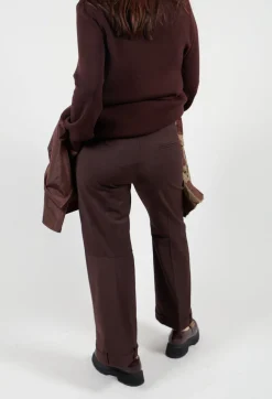 Mei Meij Trousers^Straight Leg Trousers with Feature Hems in Java
