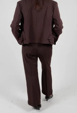 Mei Meij Trousers^Straight Leg Trousers with Feature Hems in Java