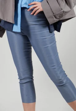 Sarah Pacini Leggings^Straight Leggings in Steel Blue