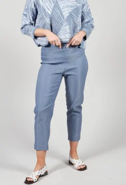 Sarah Pacini Leggings^Straight Leggings in Steel Blue