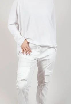 Rundholz Dip Trousers^Straight-Leg Trousers with Cargo Pockets in Semi Bleach