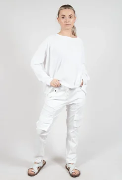 Rundholz Dip Trousers^Straight-Leg Trousers with Cargo Pockets in Semi Bleach