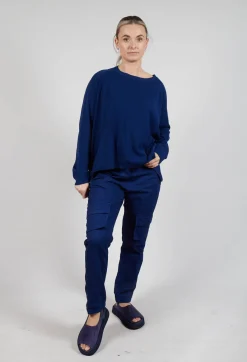 Rundholz Dip Trousers^Straight-Leg Trousers with Cargo Pockets in Ocean
