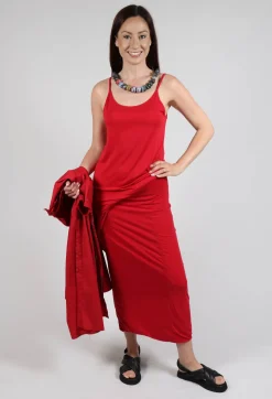Rundholz Black Label Dresses^Strappy Jersey Dress in Chili